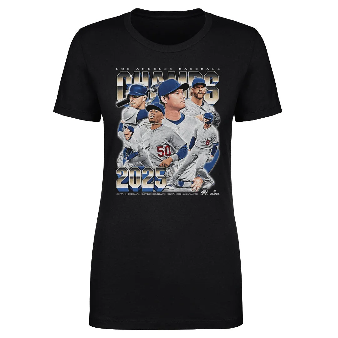 Los Angeles D Baseball 2025 Champs Vintage WHT sold by 500 Level product image thumbnail 3