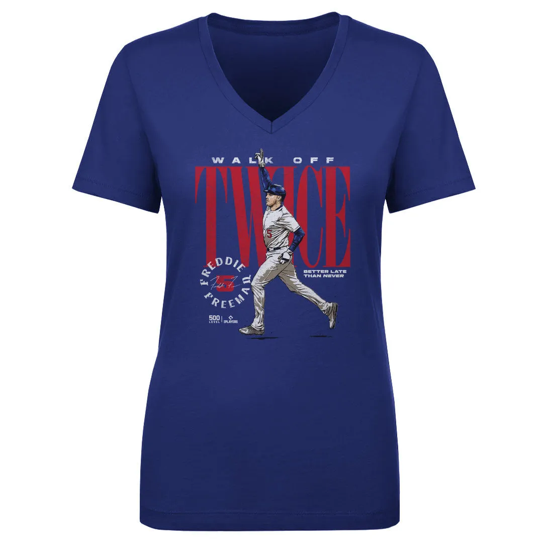 Freddie Freeman Los Angeles D Walk Off Twice WHT sold by 500 Level