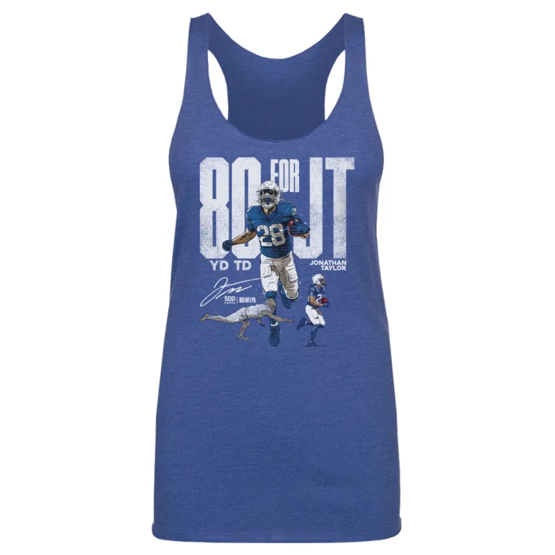 Jonathan Taylor Indianapolis 80 For JT WHT sold by 500 Level