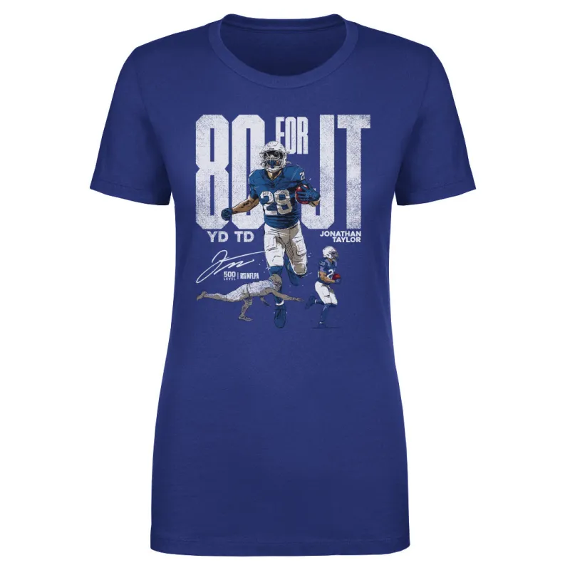 Jonathan Taylor Indianapolis 80 For JT WHT sold by 500 Level