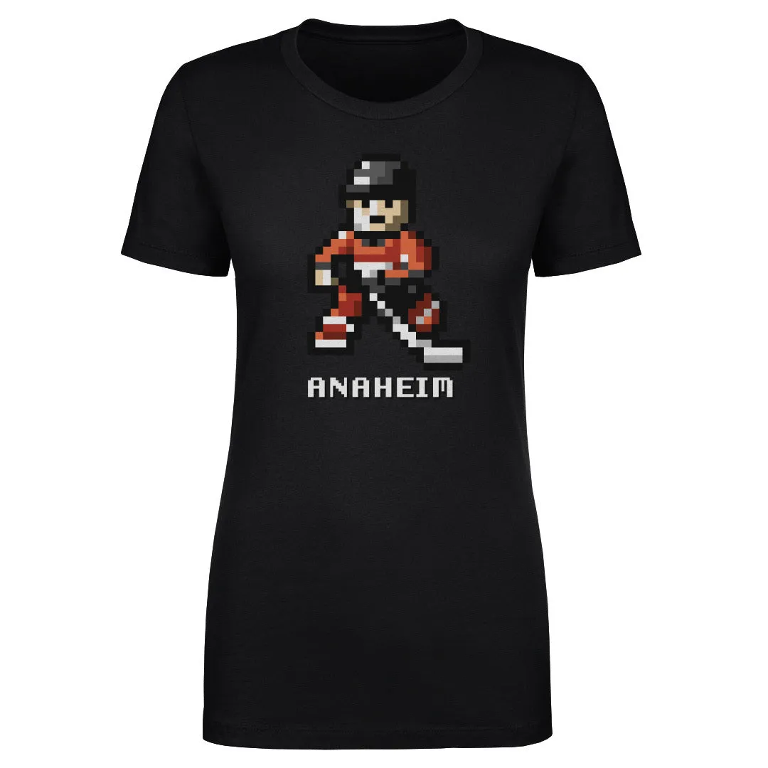 Anaheim Hockey 8-bit WHT sold by 500 Level