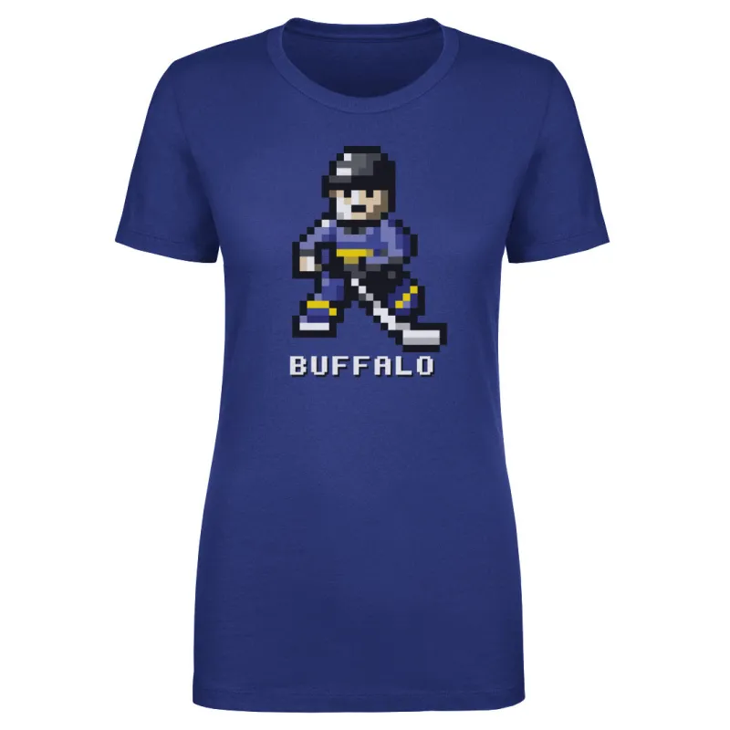 Buffalo Hockey 8-bit WHT sold by 500 Level