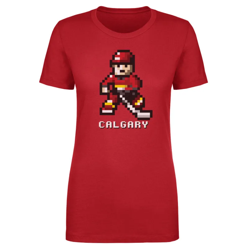 Calgary Hockey 8-bit WHT sold by 500 Level