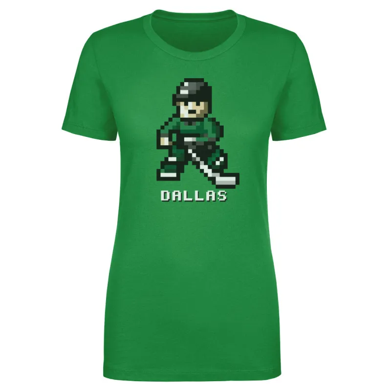 Dallas Hockey 8-bit WHT sold by 500 Level