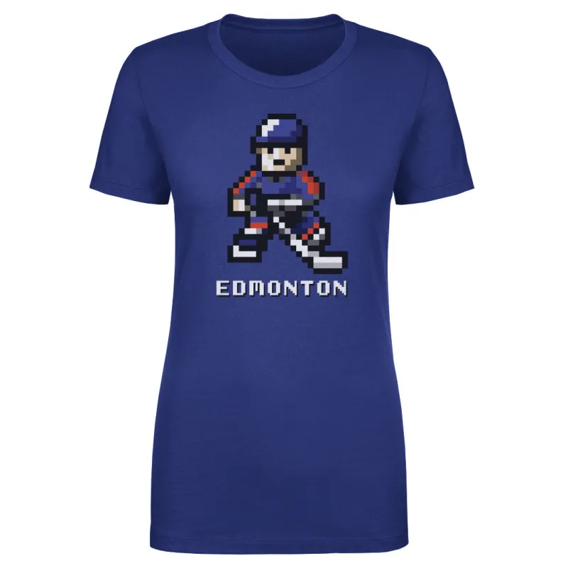 Edmonton Hockey 8-bit WHT sold by 500 Level