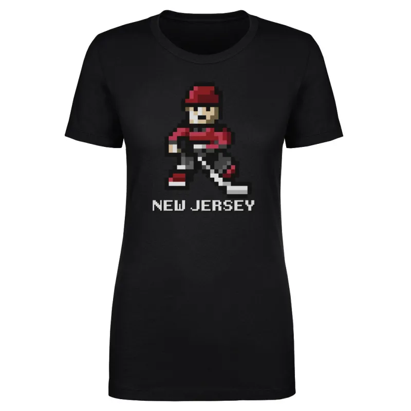 New Jersey Hockey 8-bit WHT sold by 500 Level