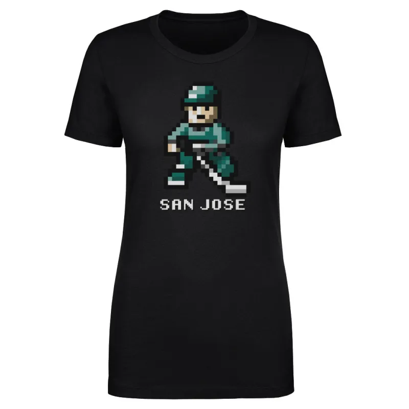 San Jose Hockey 8-bit WHT sold by 500 Level