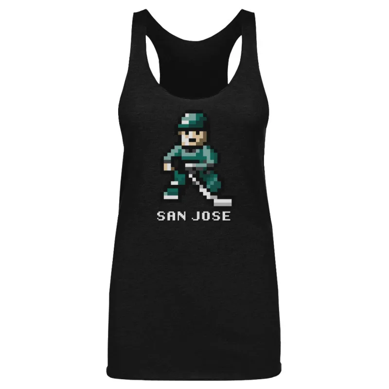 San Jose Hockey 8-bit WHT sold by 500 Level