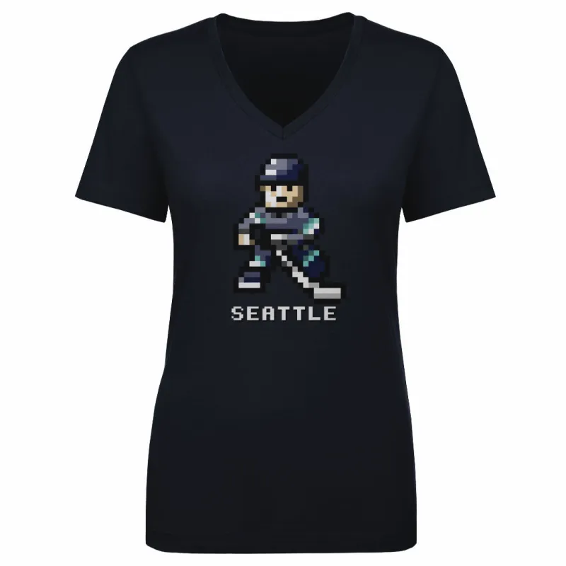 Seattle Hockey 8-bit WHT sold by 500 Level