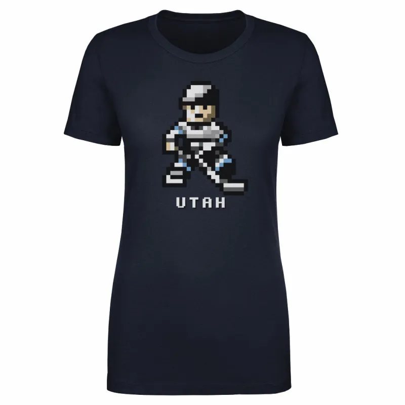 Utah Hockey 8-bit WHT sold by 500 Level