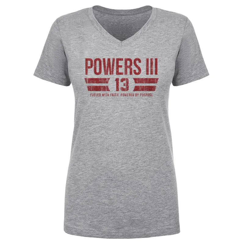 Reggie Powers III College Font sold by 500 Level