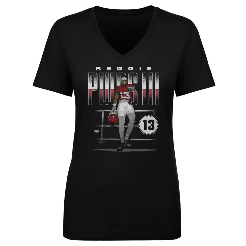 Reggie Powers III College Player Name WHT made by 500 Level