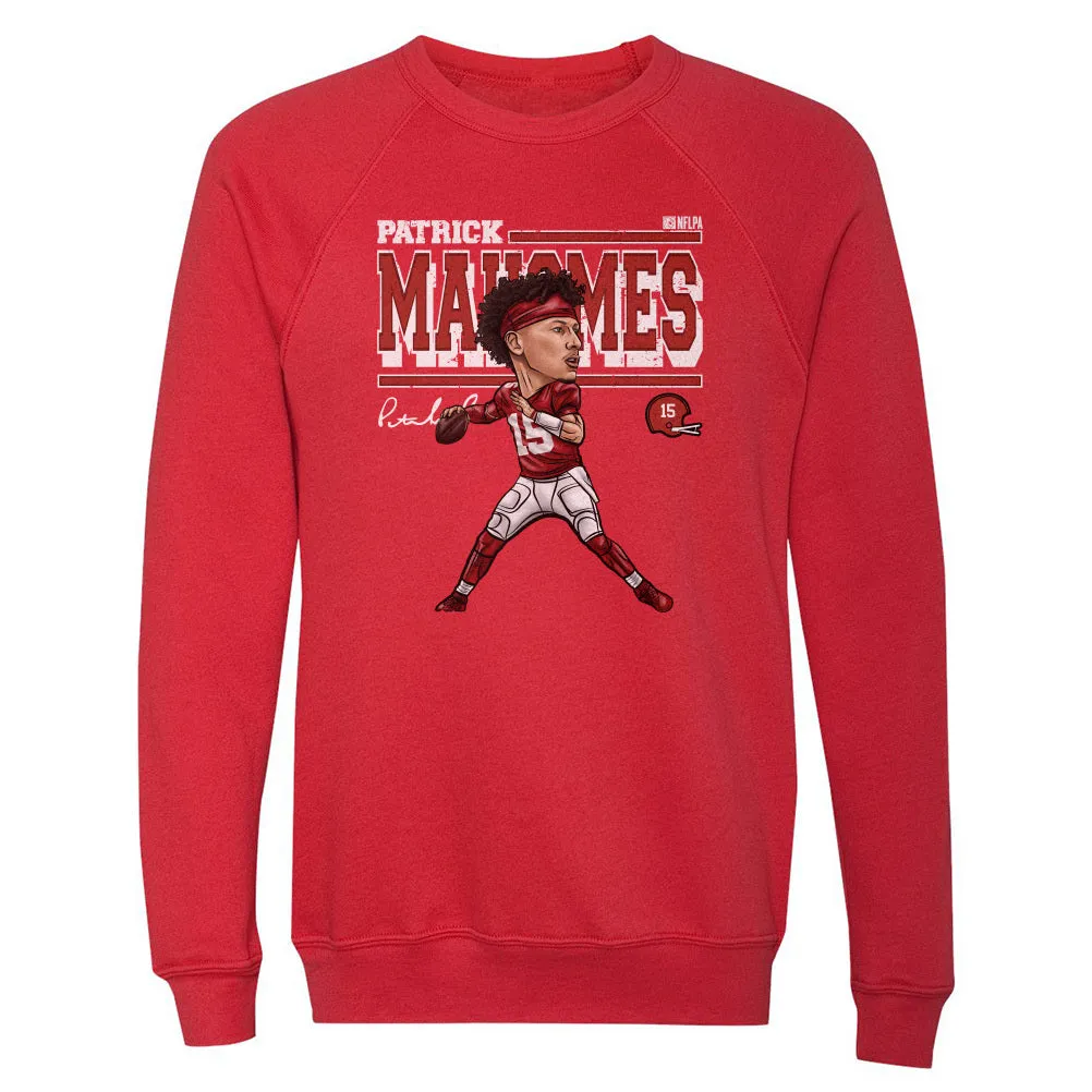 Patrick Mahomes Cartoon WHT sold by 500 Level