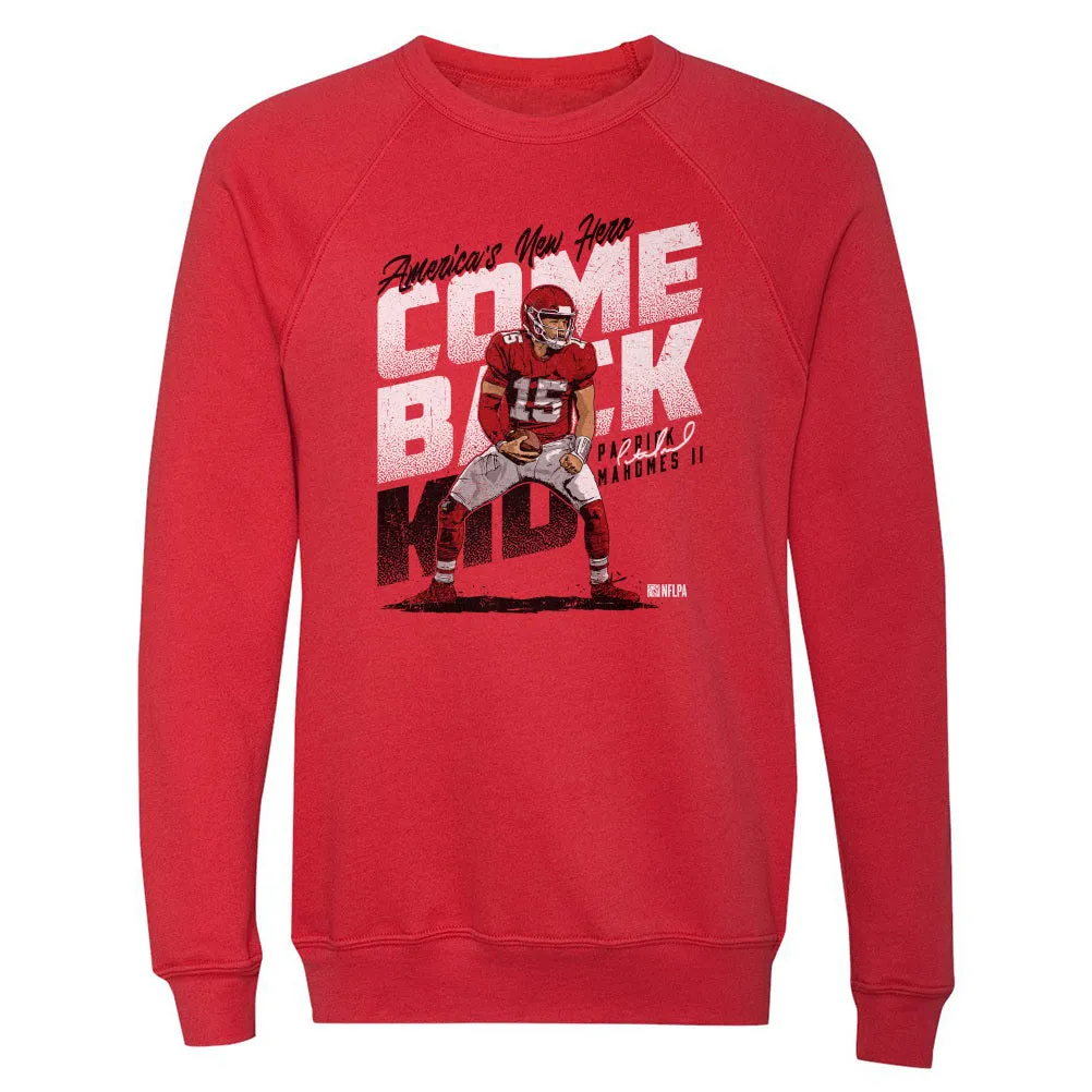 Patrick Mahomes Comeback Kid WHT sold by 500 Level
