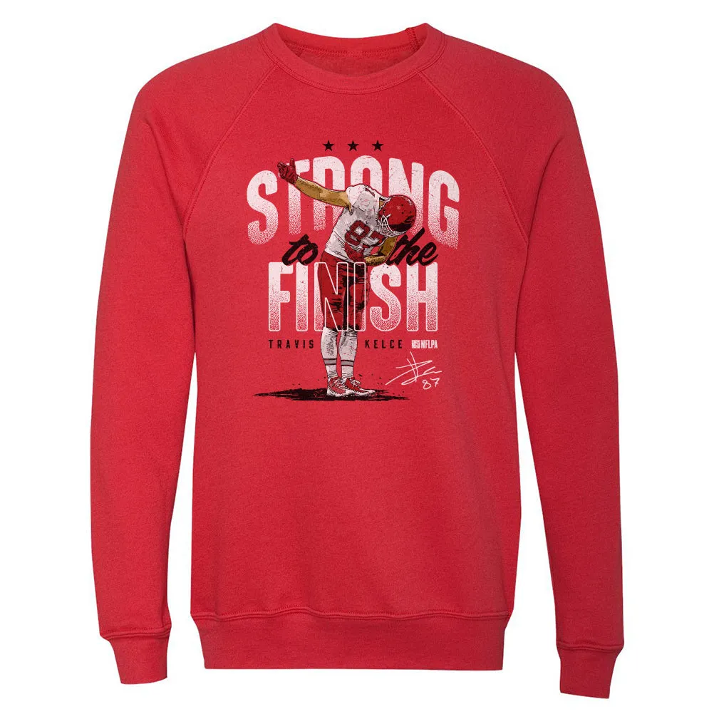 Travis Kelce Strong Finish WHT sold by 500 Level