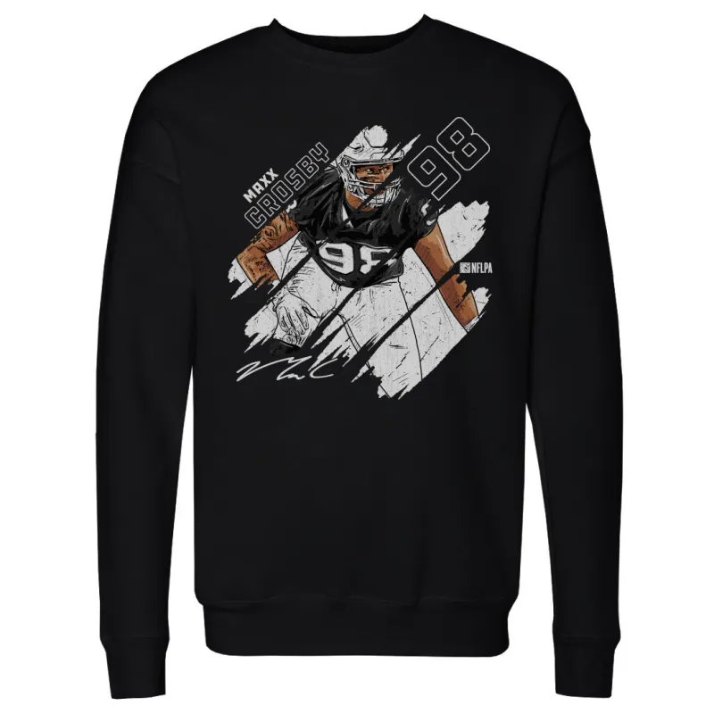 Maxx Crosby Stripes WHT sold by 500 Level