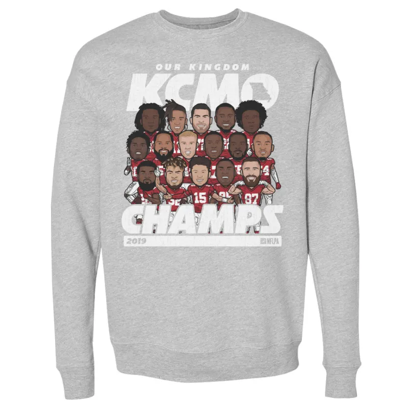 Kansas City Football 2019 Champs WHT sold by 500 Level