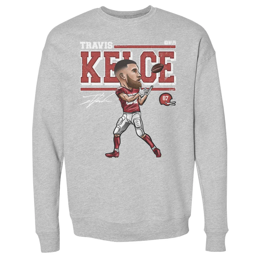 Travis Kelce Cartoon WHT sold by 500 Level