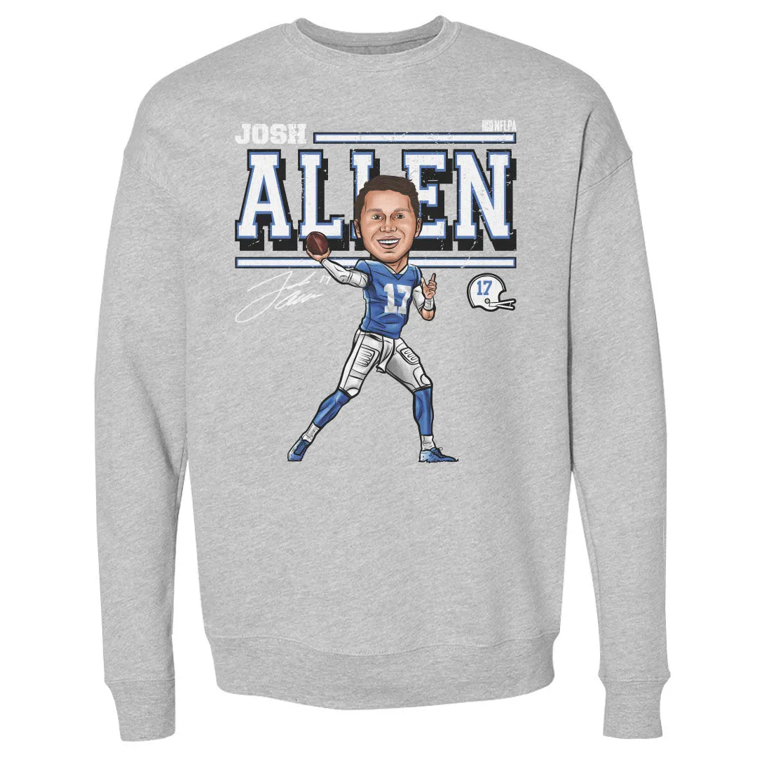 Josh Allen Cartoon WHT sold by 500 Level