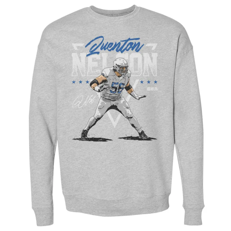 Quenton Nelson Triangle Name WHT sold by 500 Level