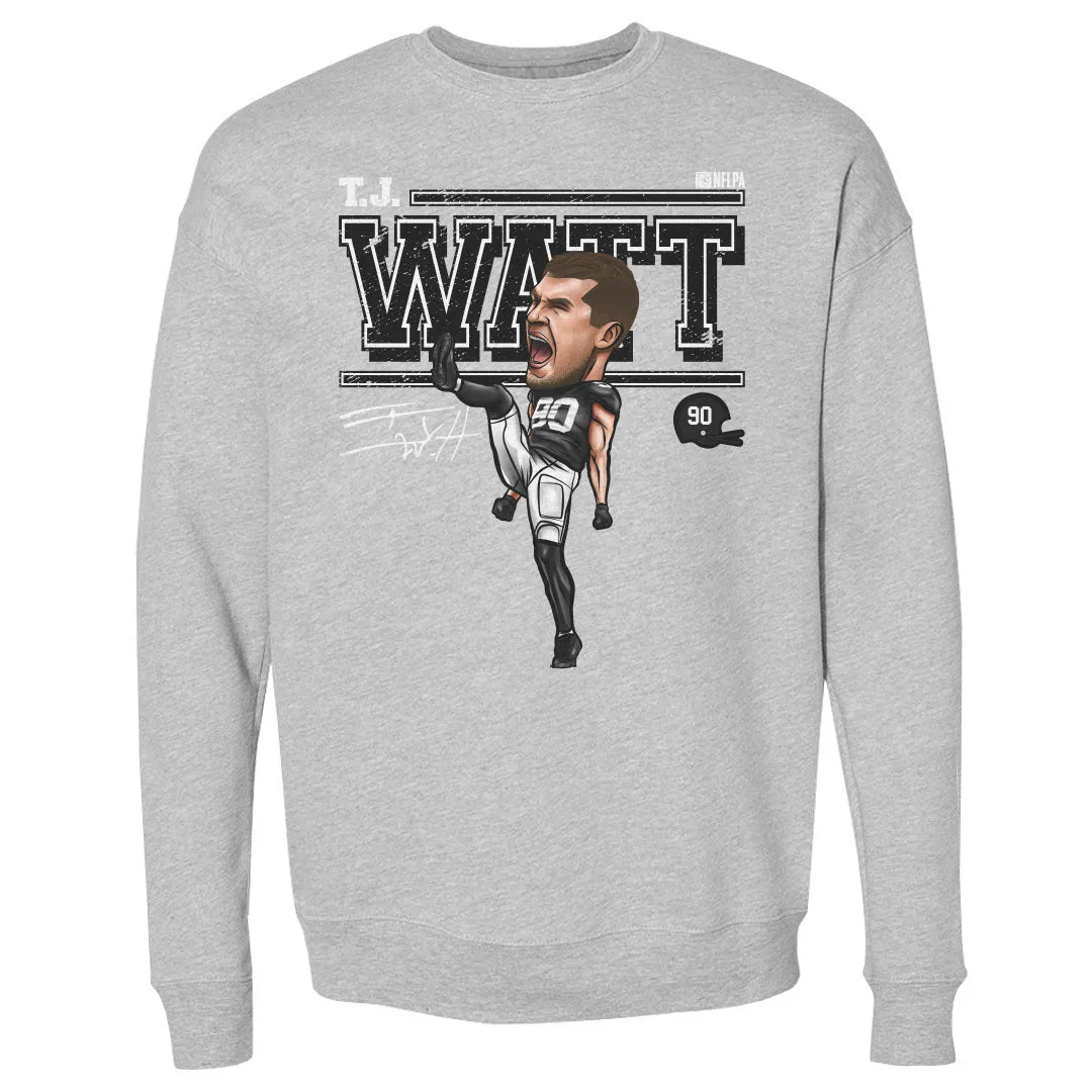 T.J. Watt Cartoon WHT sold by 500 Level product image thumbnail 2