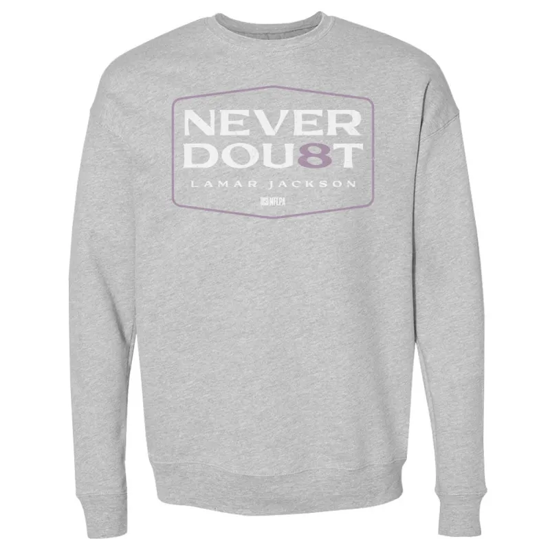 Lamar Jackson No Doubt Font WHT sold by 500 Level