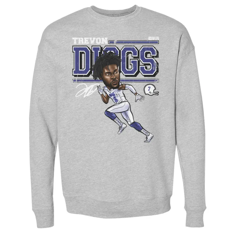Trevon Diggs Dallas Cartoon WHT sold by 500 Level