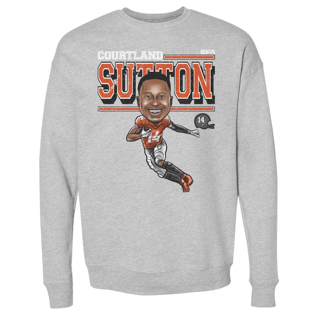 Courtland Sutton Cartoon WHT sold by 500 Level