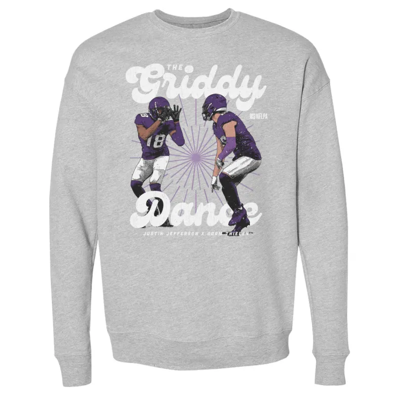 Justin Jefferson & Adam Thielen Griddy Dance WHT sold by 500 Level