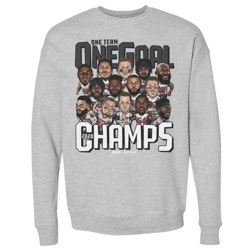 Tampa Bay Football 2020 Champions WHT sold by 500 Level