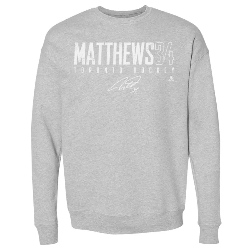 Auston Matthews Toronto Elite WHT sold by 500 Level