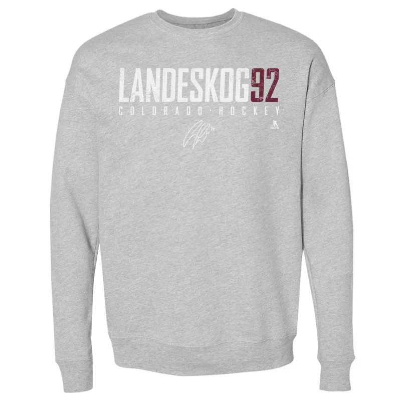 Gabriel Landeskog Colorado Elite WHT sold by 500 Level