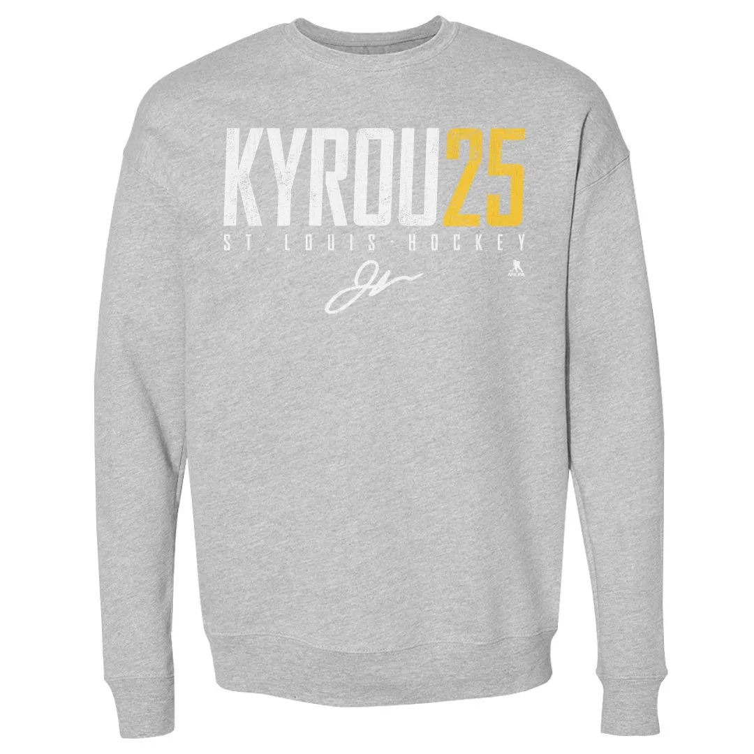 Jordan Kyrou St. Louis Elite WHT sold by 500 Level