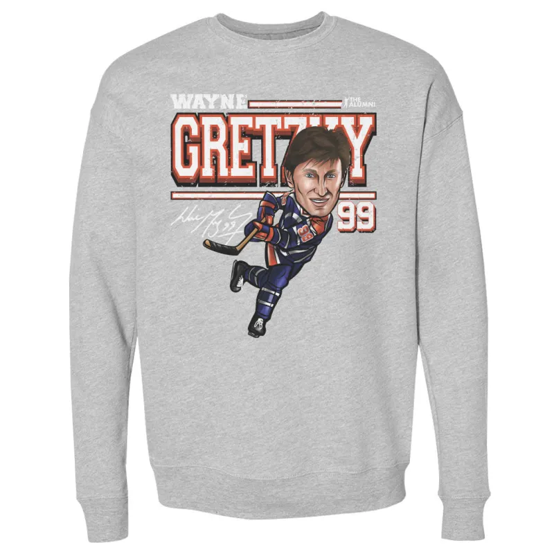 Wayne Gretzky Edmonton Cartoon WHT sold by 500 Level