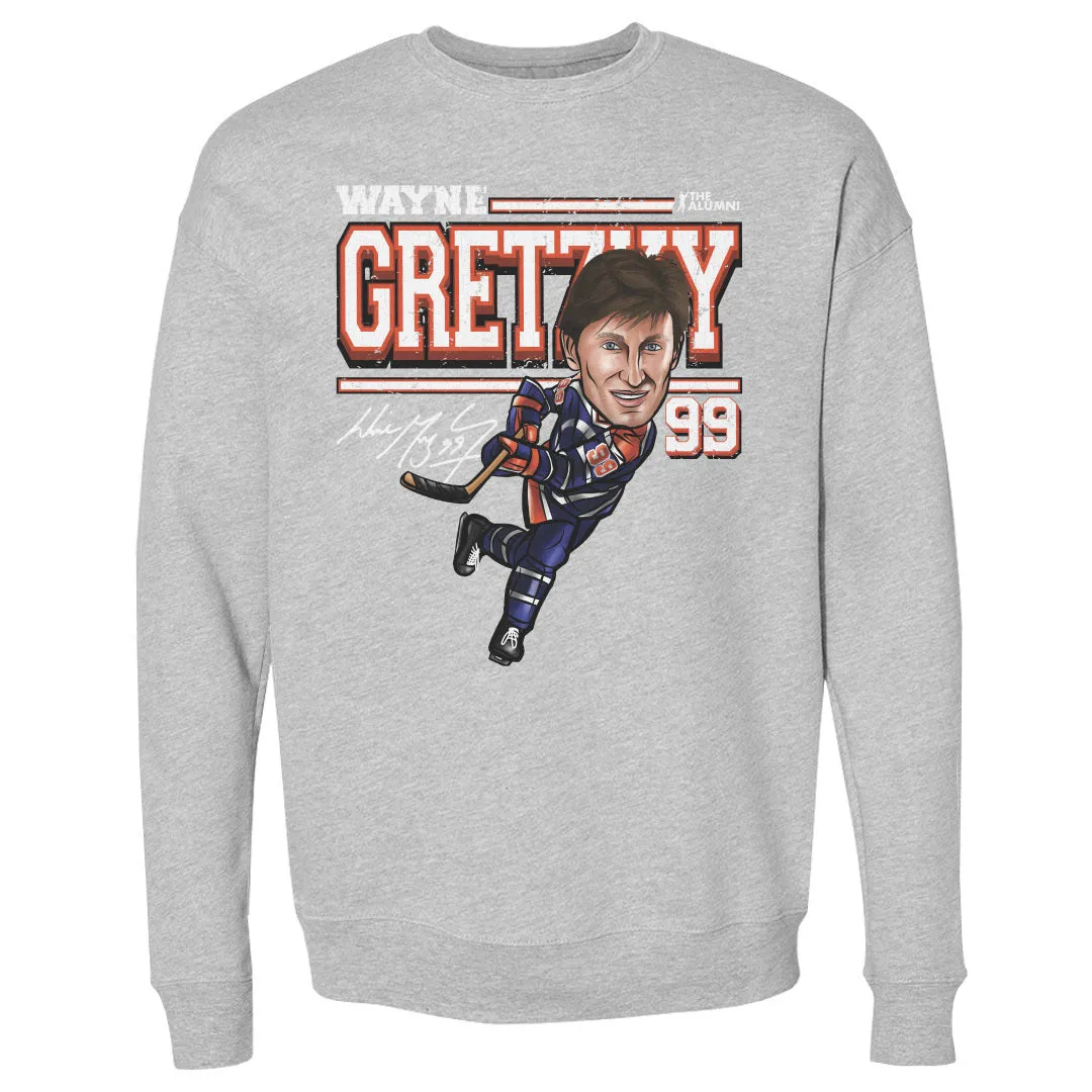 Wayne Gretzky Edmonton Cartoon WHT sold by 500 Level