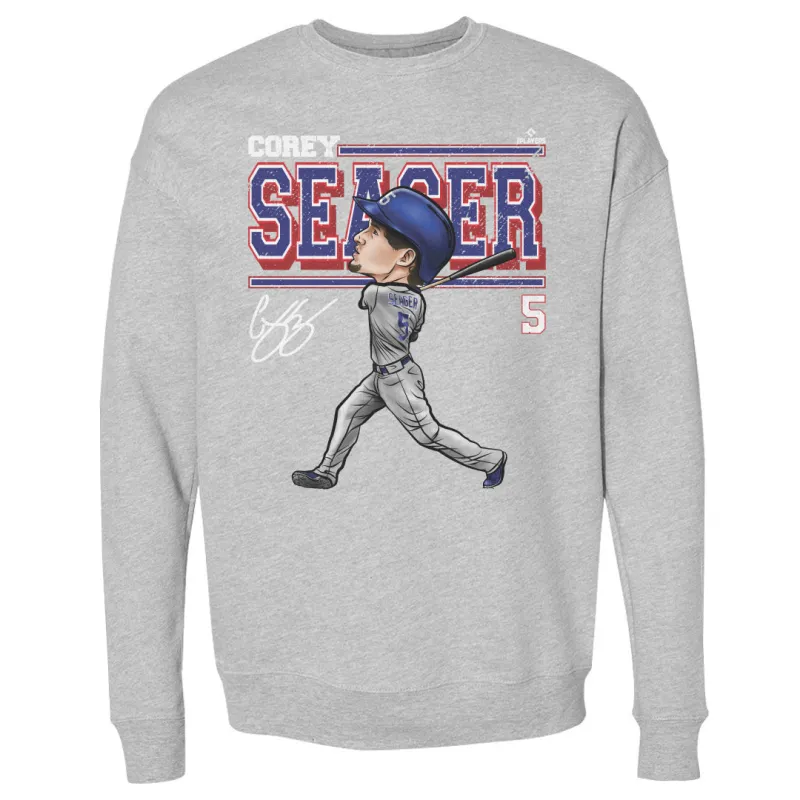 Corey Seager Texas Cartoon WHT sold by 500 Level