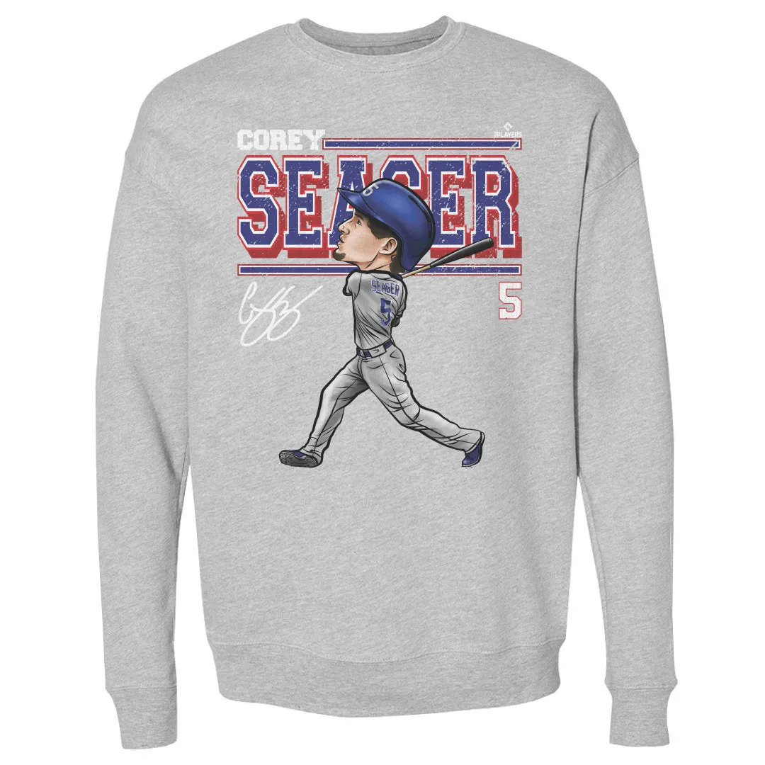 Corey Seager Texas Cartoon WHT sold by 500 Level