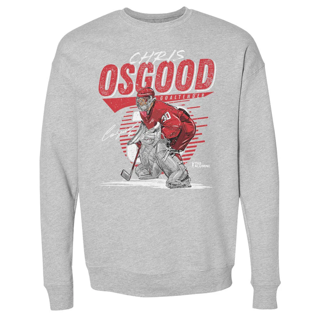 Chris Osgood Detroit Comet WHT sold by 500 Level