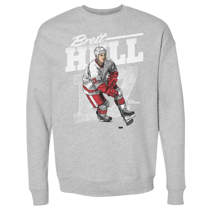 Brett Hull Detroit Retro WHT made by 500 Level