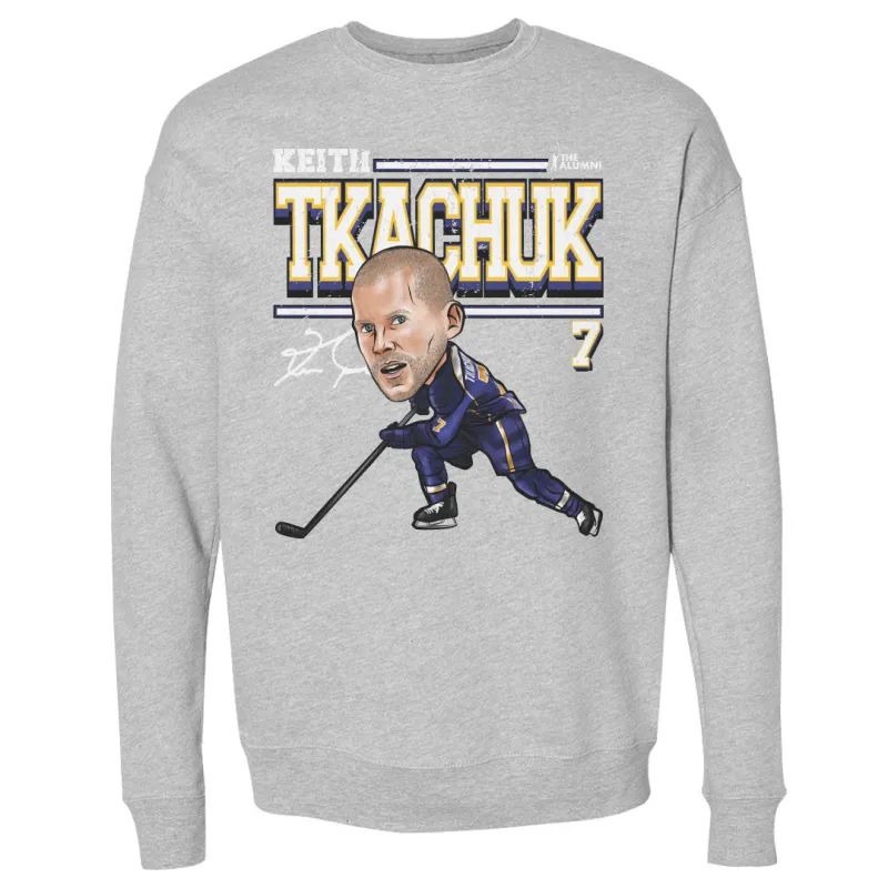 Keith Tkachuk St. Louis Cartoon WHT sold by 500 Level