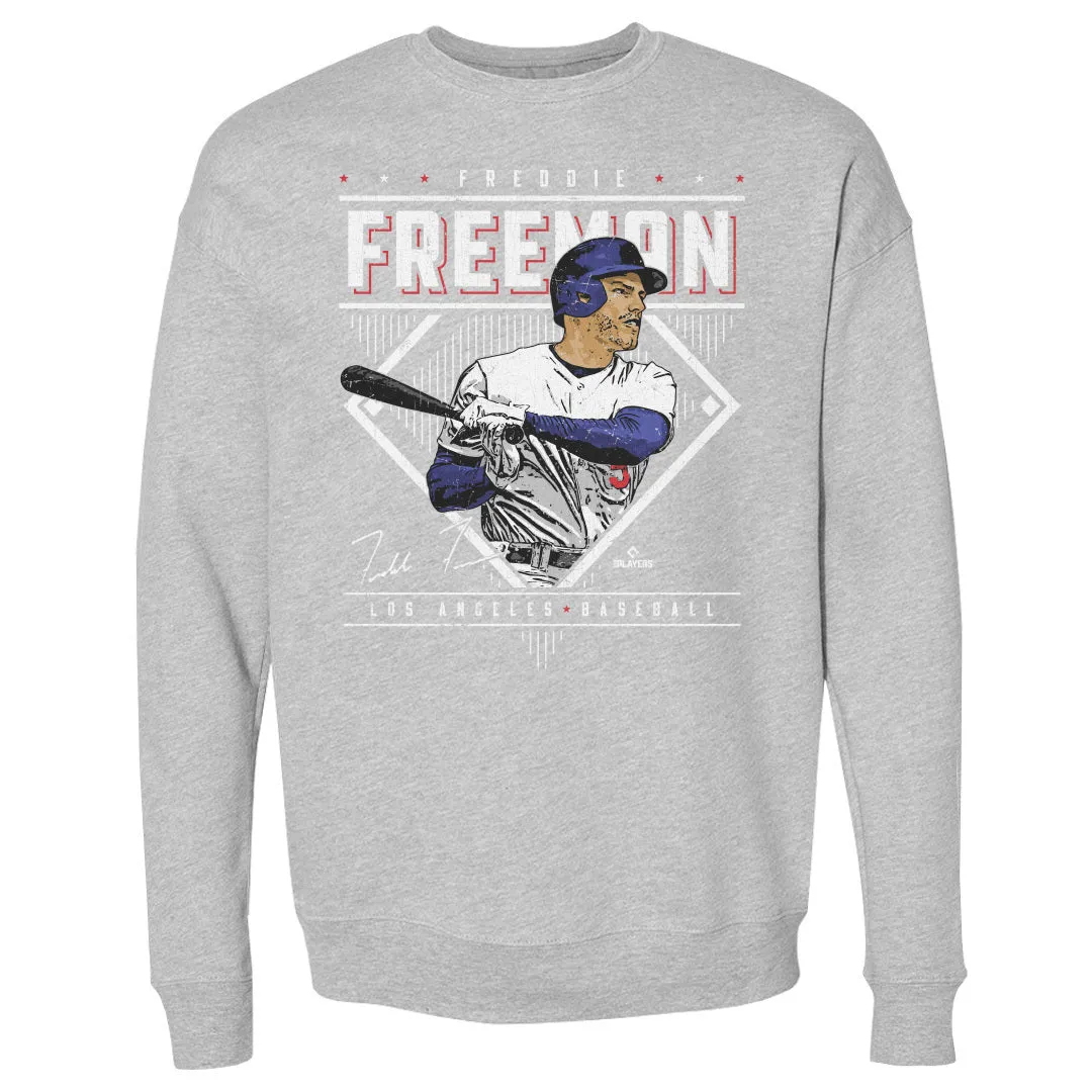 Freddie Freeman Los Angeles D Vintage WHT sold by 500 Level