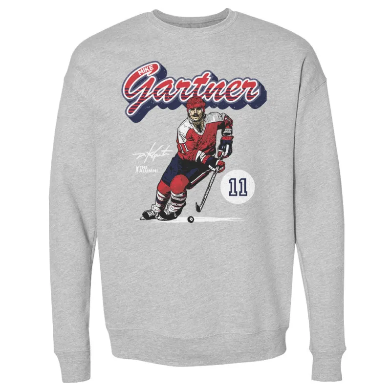 Mike Gartner Washington Retro Script WHT sold by 500 Level