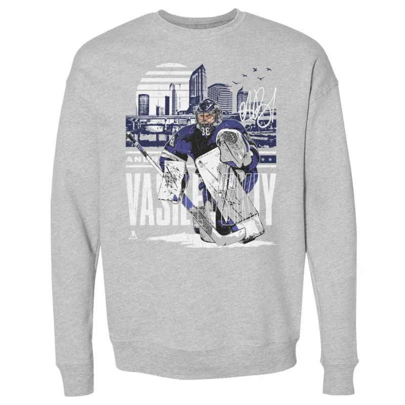 Andrei Vasilevskiy Tampa Bay Player Skyline WHT sold by 500 Level