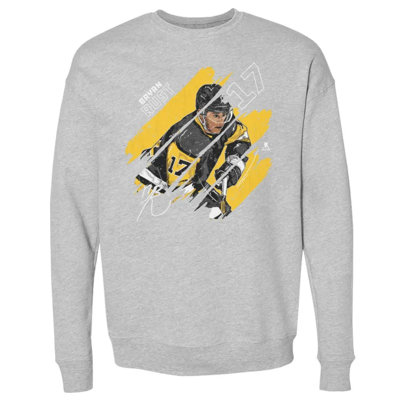 Bryan Rust Pittsburgh Stripes WHT sold by 500 Level