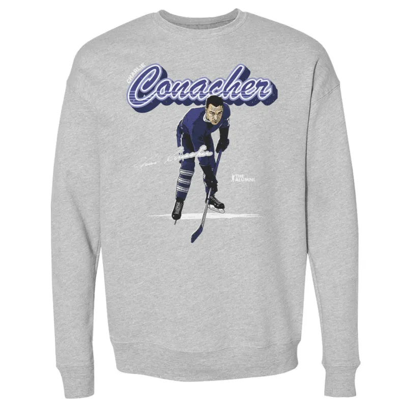 Charlie Conacher Toronto Retro Script WHT sold by 500 Level