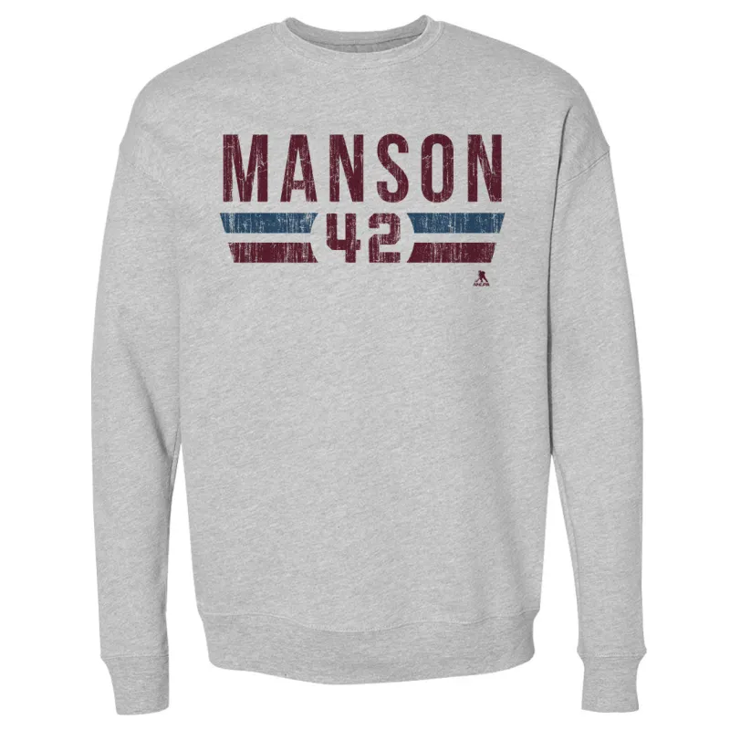Josh Manson Colorado Font sold by 500 Level