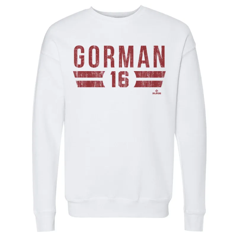 Nolan Gorman St. Louis Font sold by 500 Level