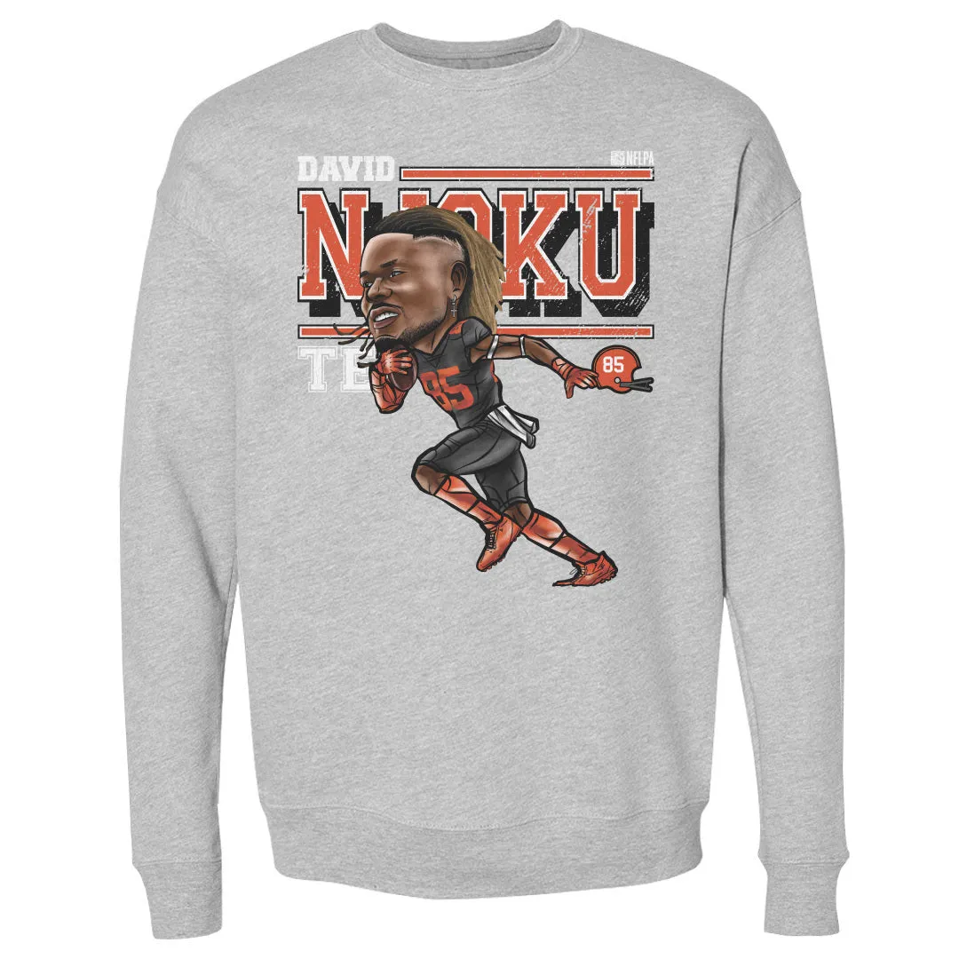 David Njoku Cleveland Cartoon WHT sold by 500 Level