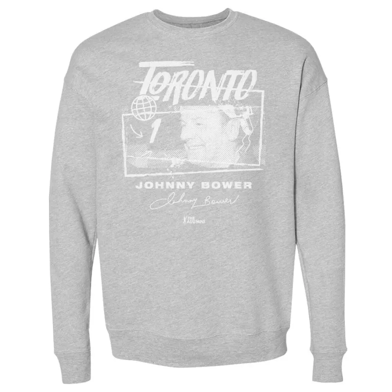Johnny Bower Toronto Tones WHT made by 500 Level