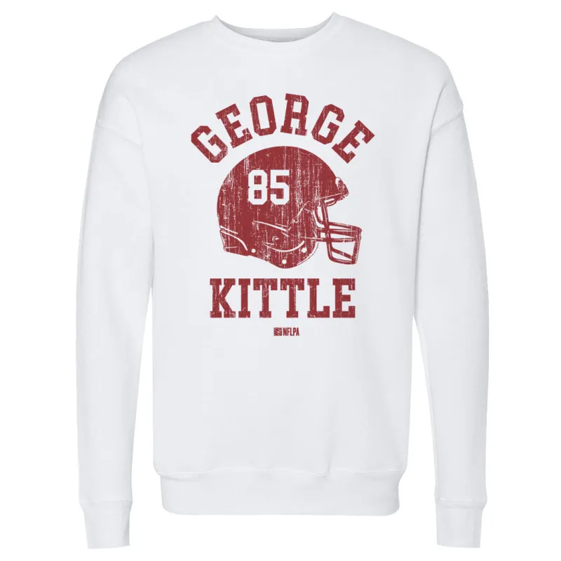 George Kittle San Francisco Helmet Font sold by 500 Level